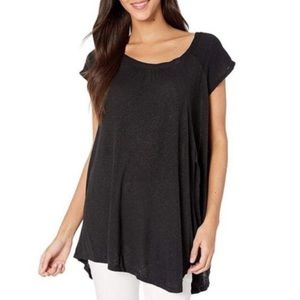 Free People Keep It Casual Short Sleeve Top. S